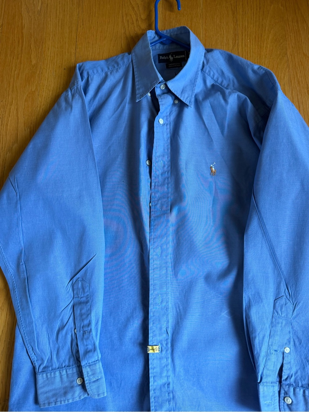 Men's Ralph Lauren Shirt with Embroidered beautiful pony - Blue